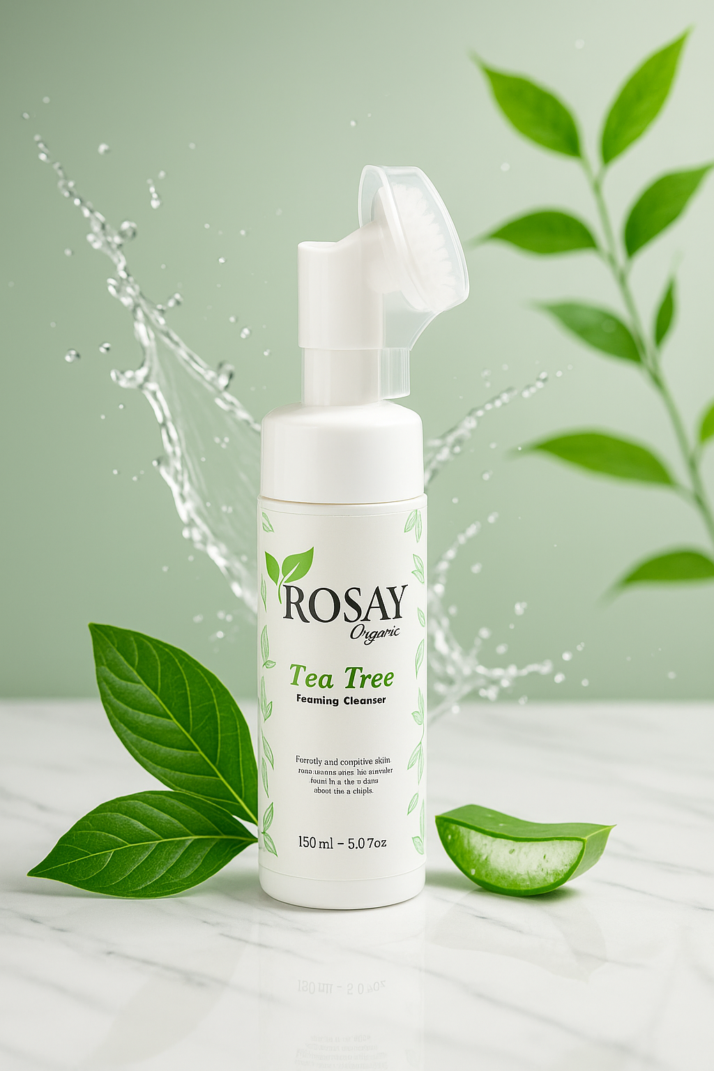 Tea tree foaming cleanser